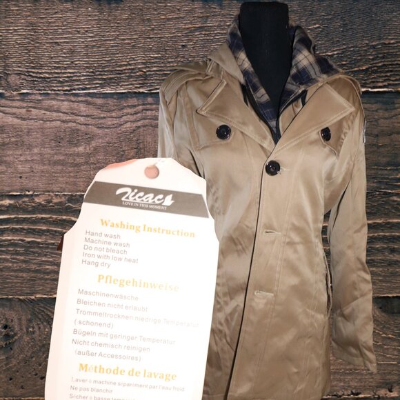 NWTs, Zicac Love In This Moment Gold coat, Size XL - Picture 6 of 7